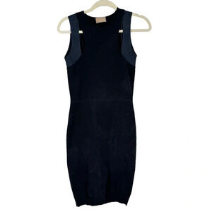 Lanvin knit black dress small